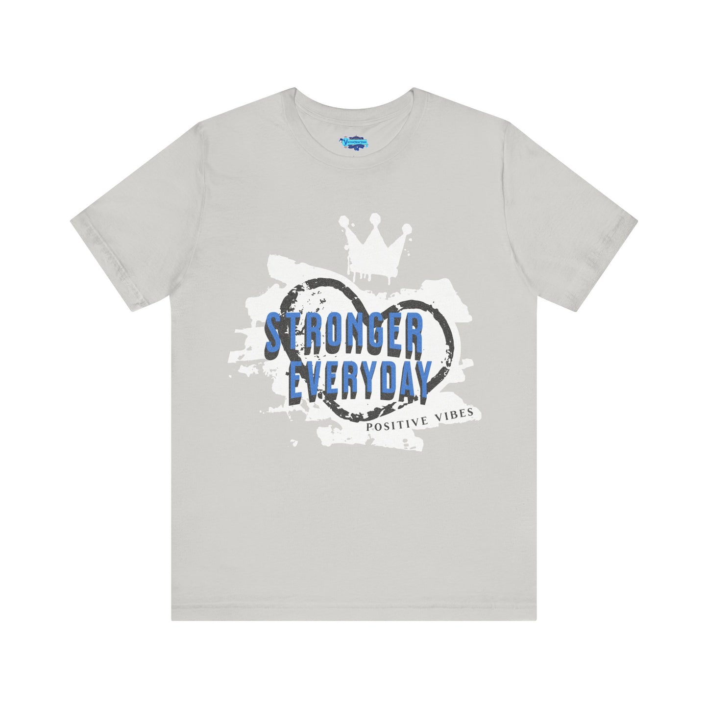 Short Sleeve Tee - Stronger Everyday Inspirational Quote Shirt