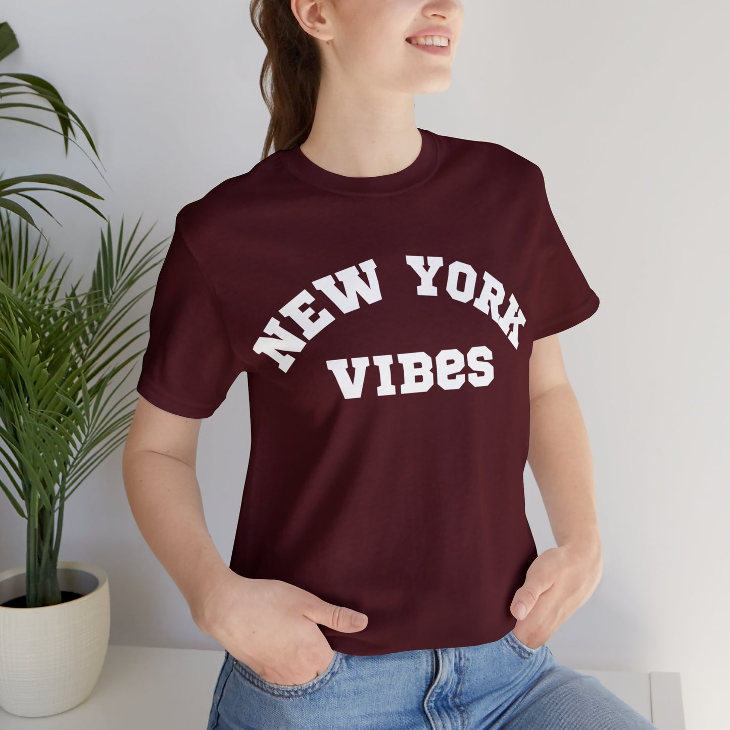 Retro Shirt Vintage Letters New York Vibes T Shirt