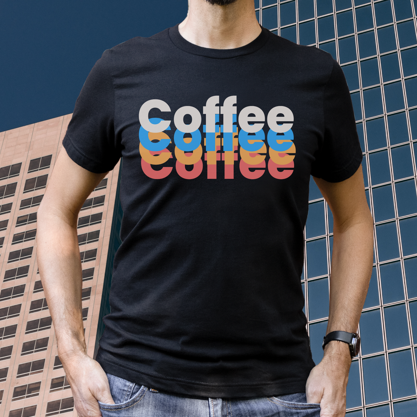 Retro Coffee Delight T-Shirt