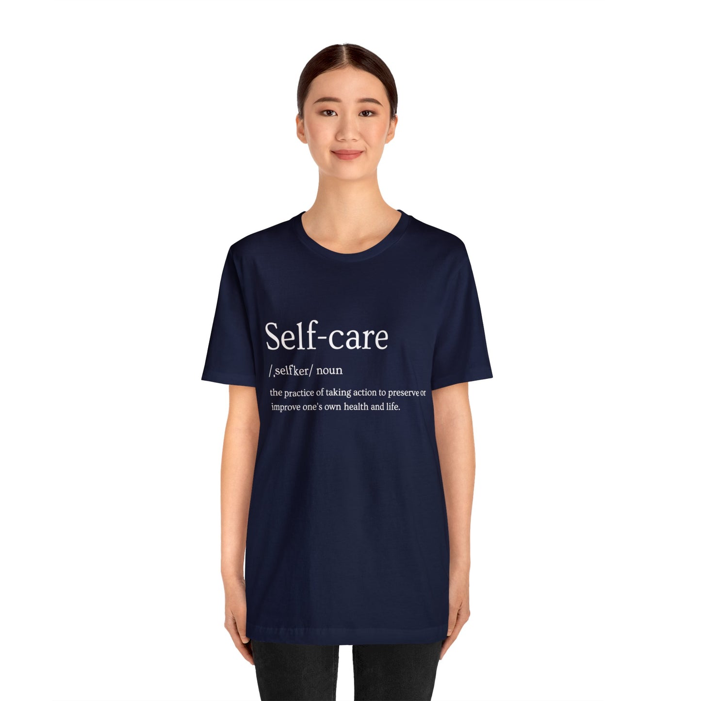 Minimalist Self Care definition T shirt design freedom for all shirt