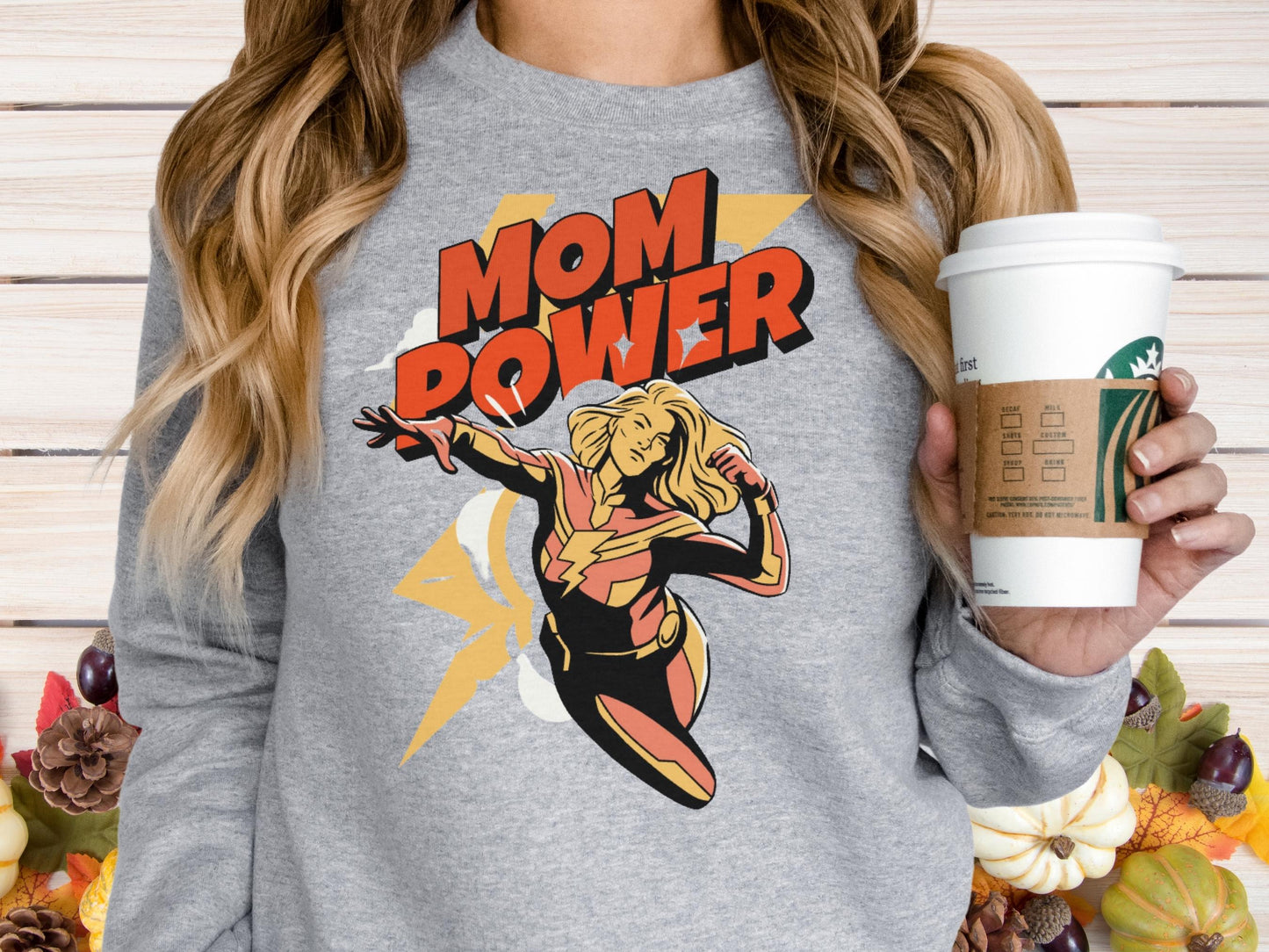 Mom Power Hero Sweatshirt