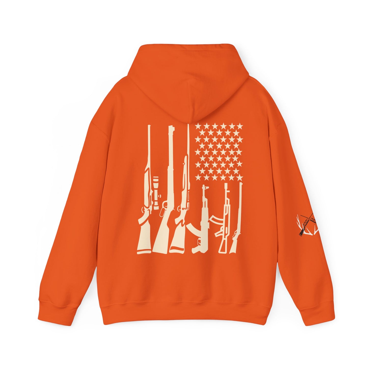 Hunting American Flag Hooded Sweatshirt