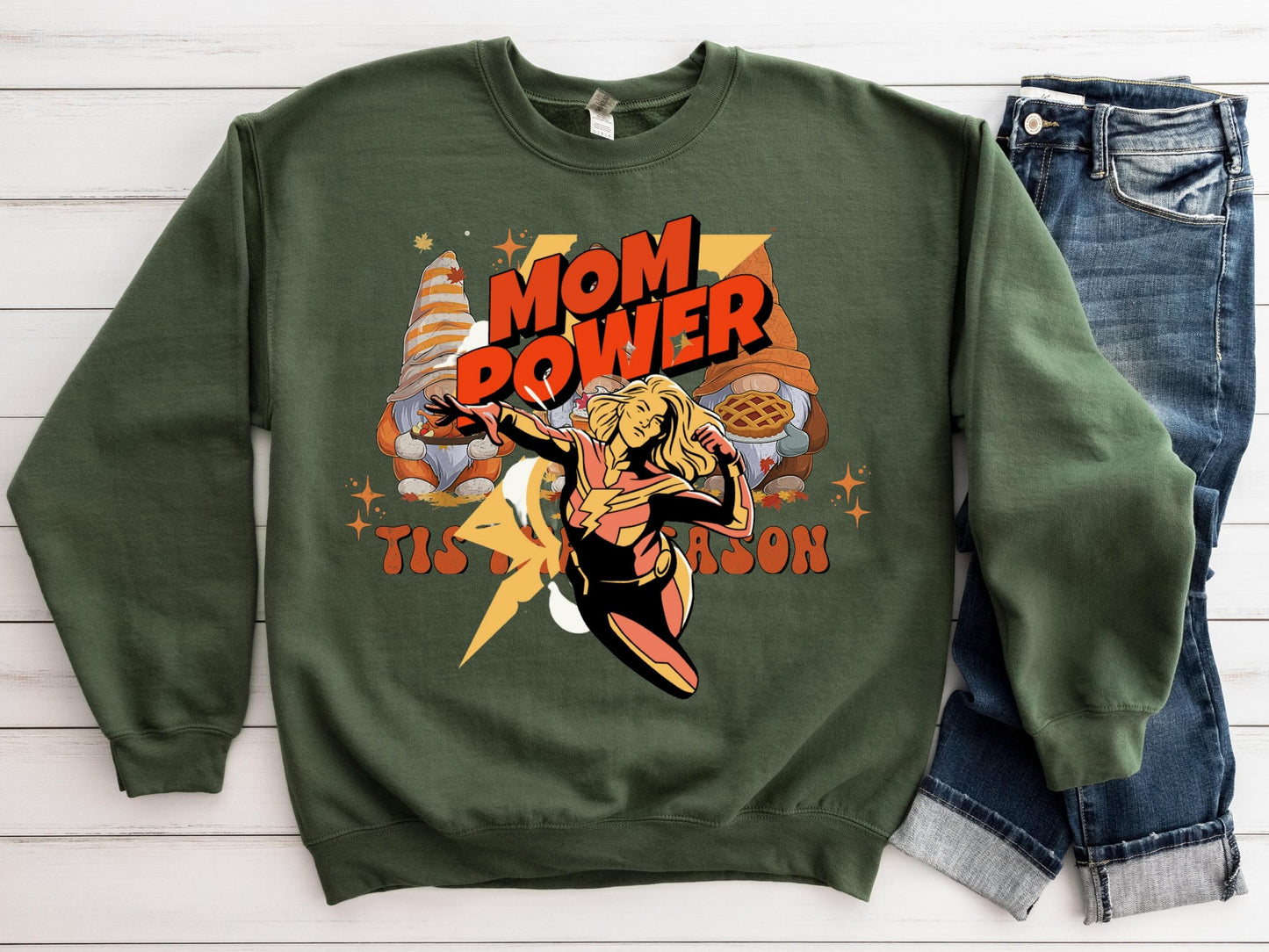 Mom Power Hero Sweatshirt