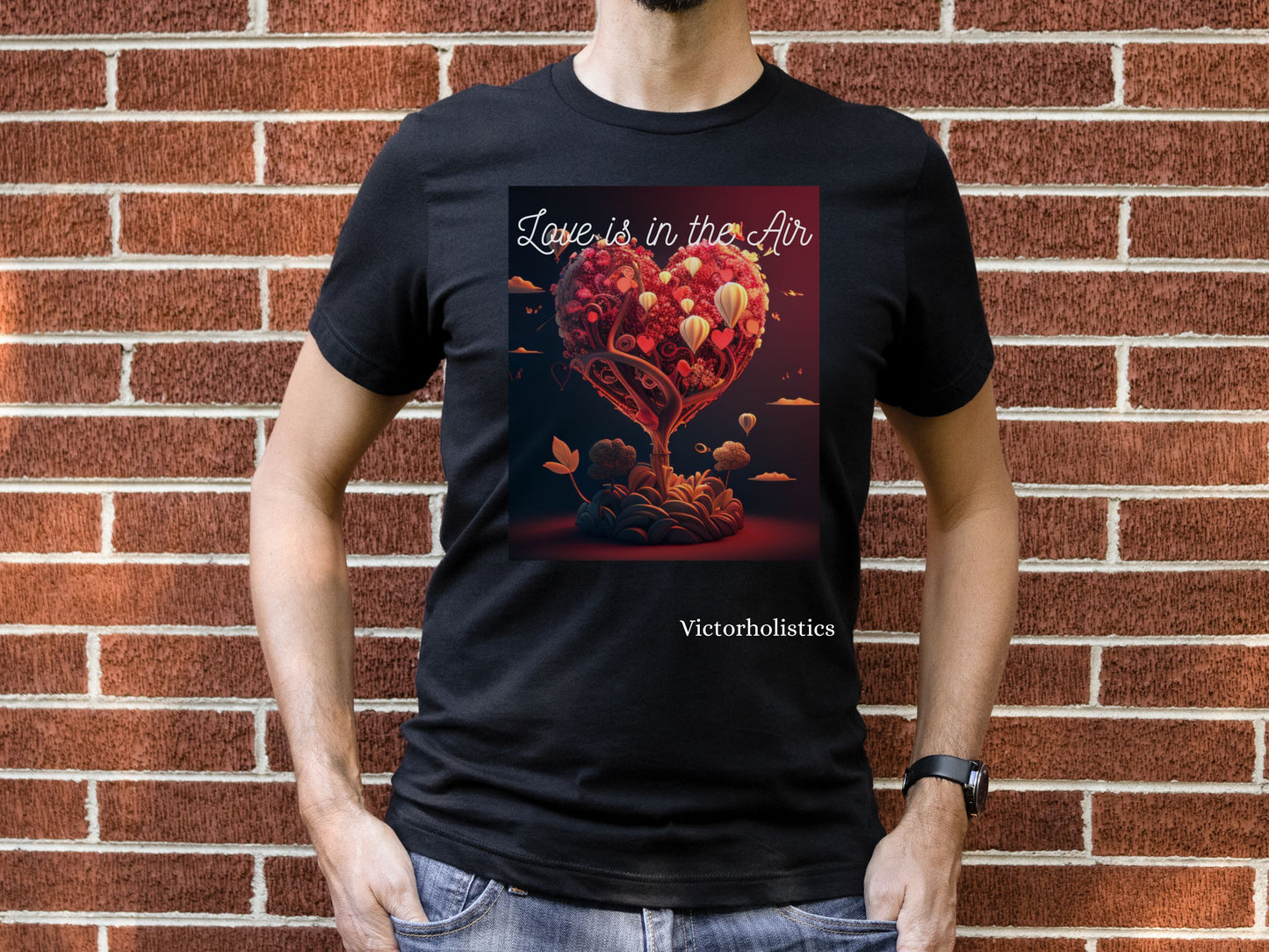 Love Is In The Air Hearts T Shirt