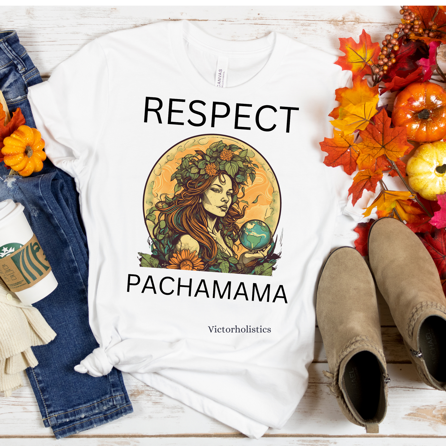 Mother Earth Shirt, Respect Pachamama T shirt