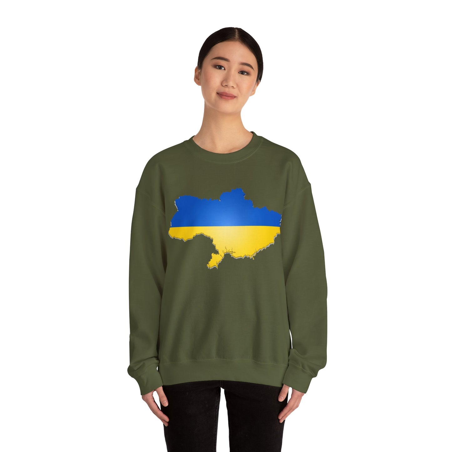 Ukraine Map Sweatshirt