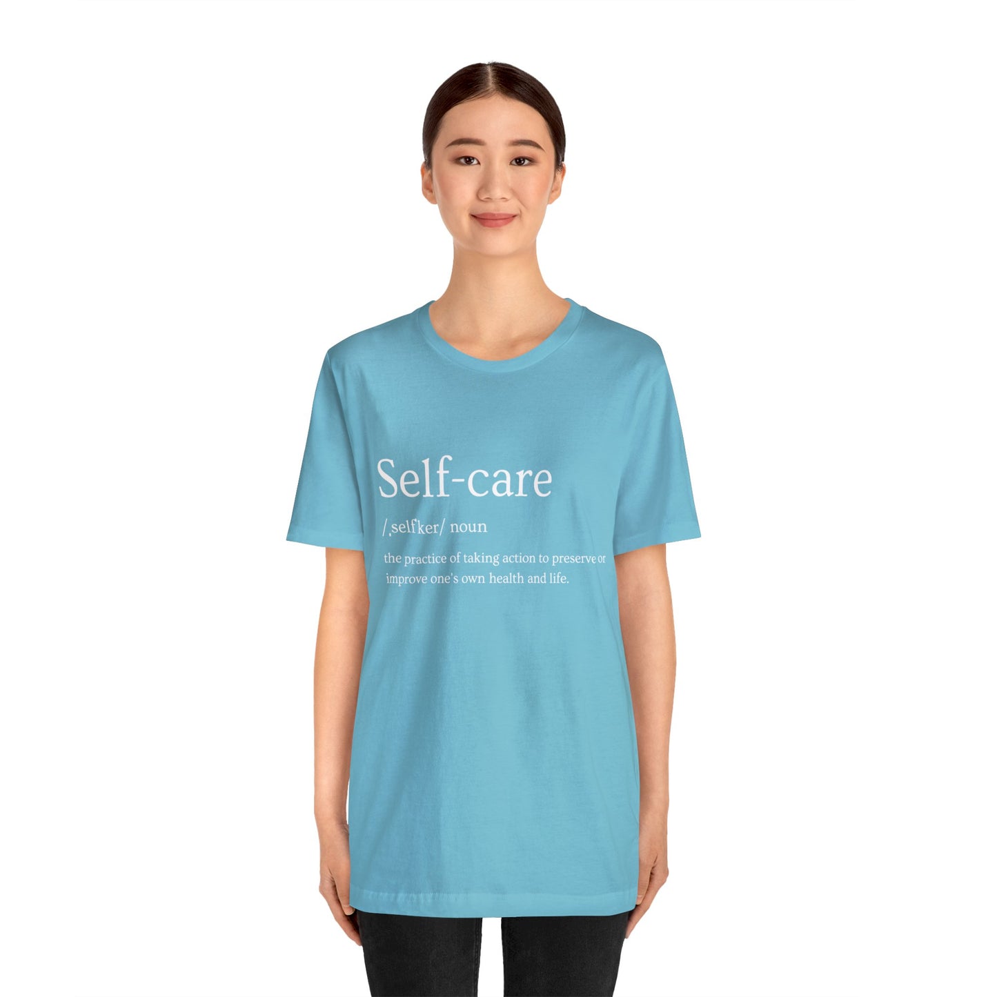 Minimalist Self Care definition T shirt design freedom for all shirt