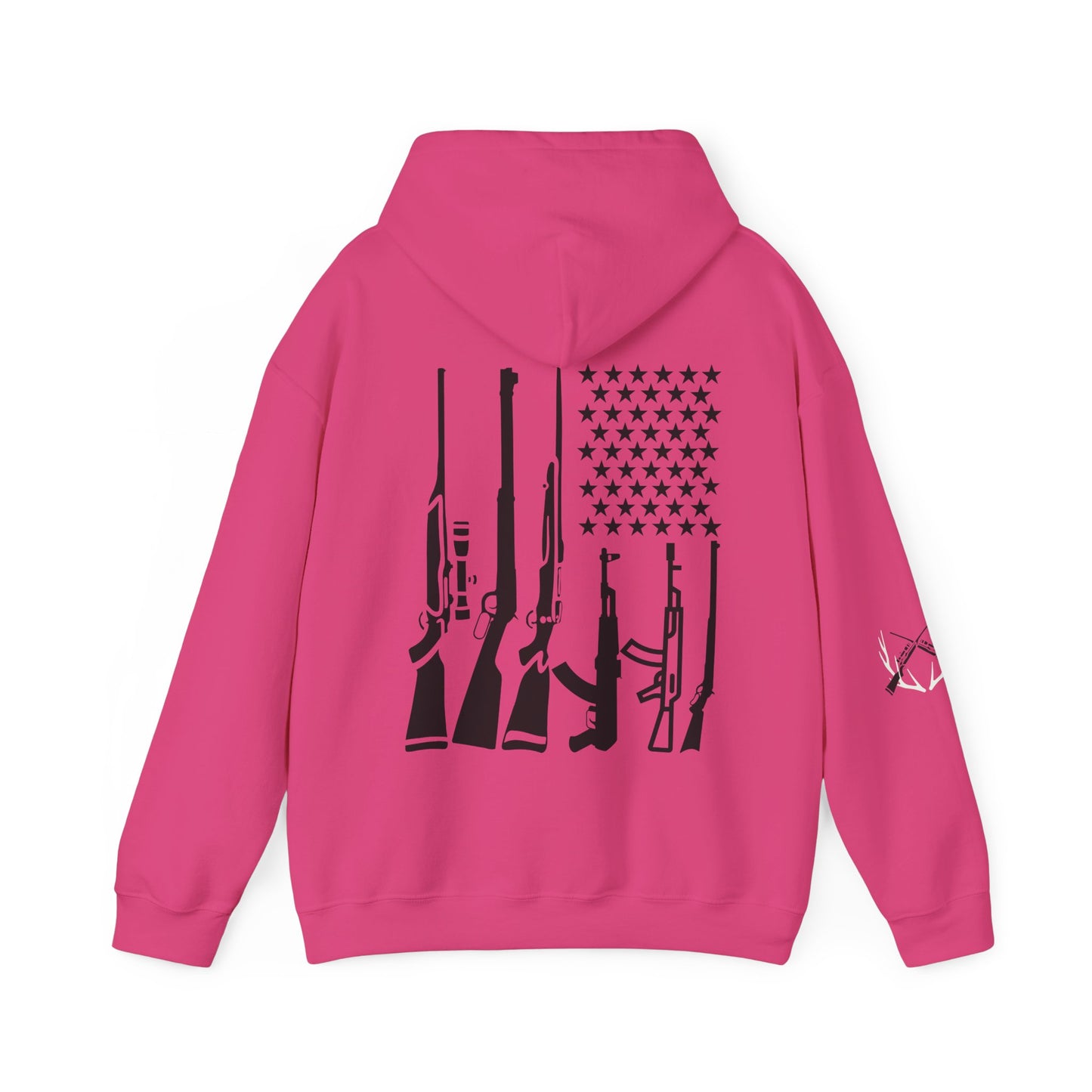 Hunting American Flag Hooded Sweatshirt