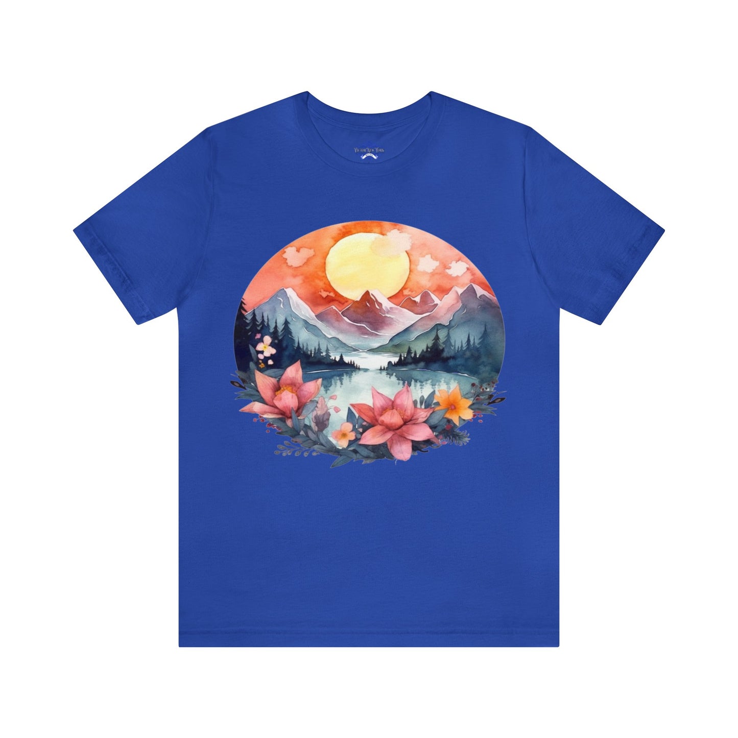 Sun Over Mountains Hiking T Shirt