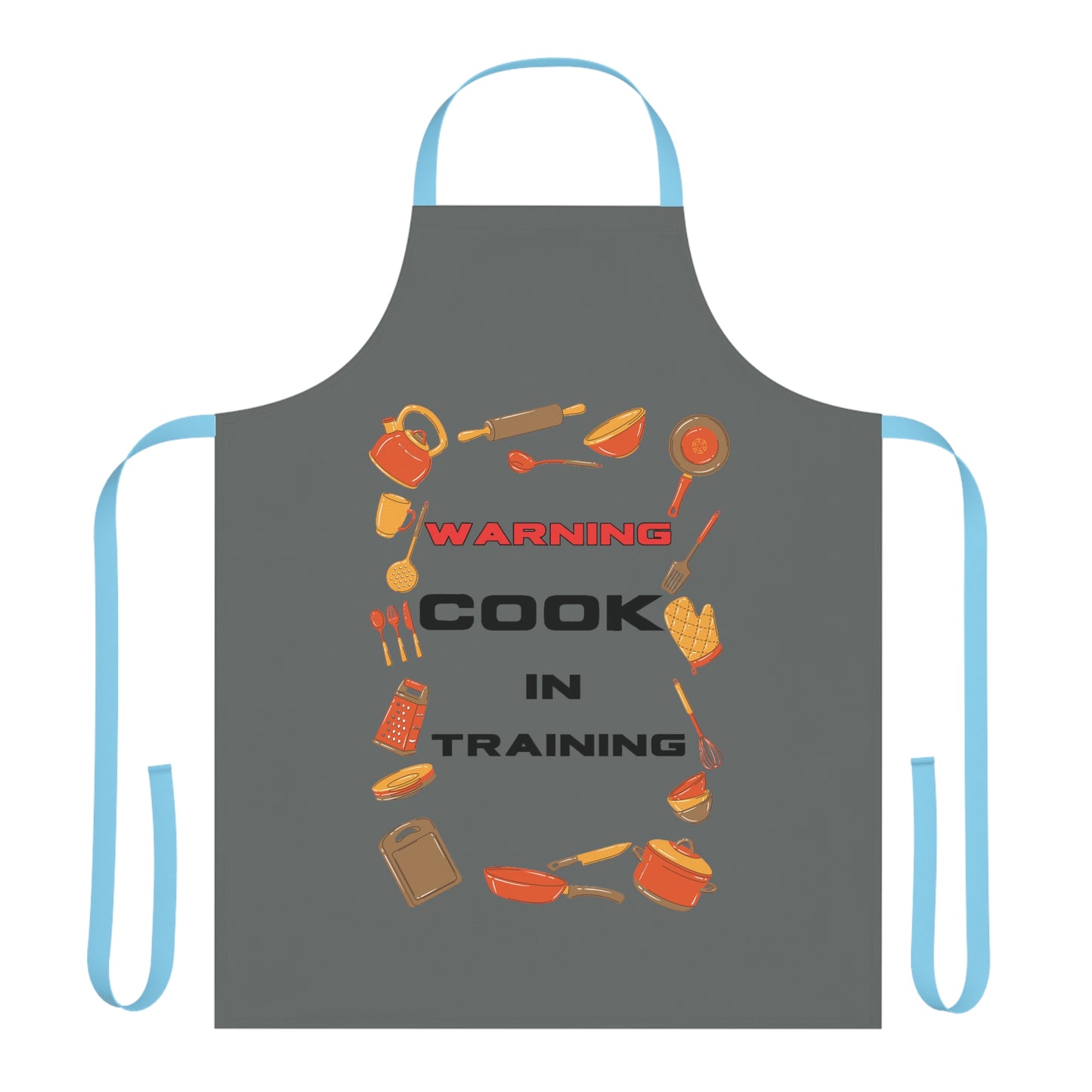 Warning Cook In Training Apron (AOP)