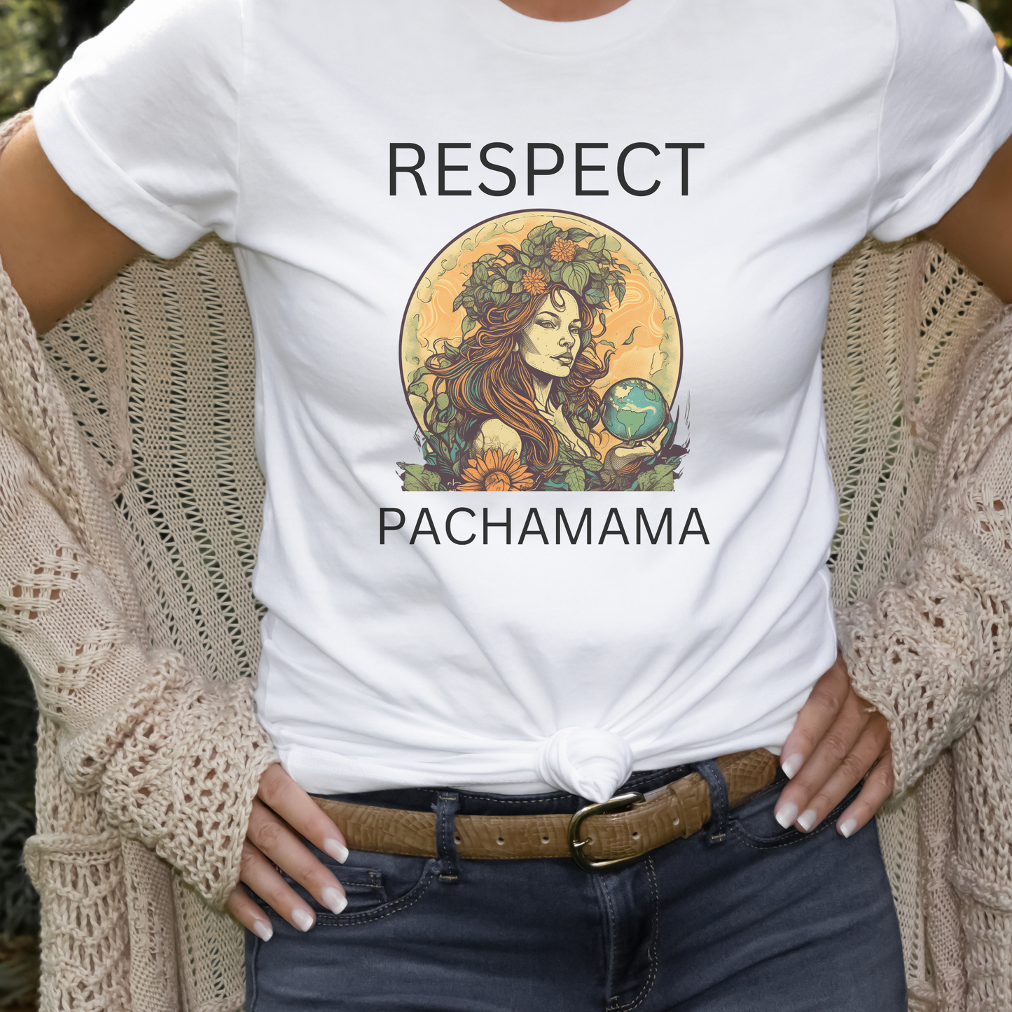 Mother Earth Shirt, Respect Pachamama T shirt