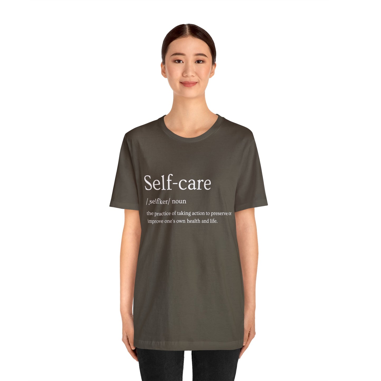 Minimalist Self Care definition T shirt design freedom for all shirt