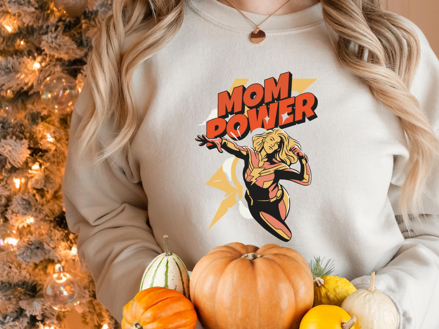 Mom Power Hero Sweatshirt