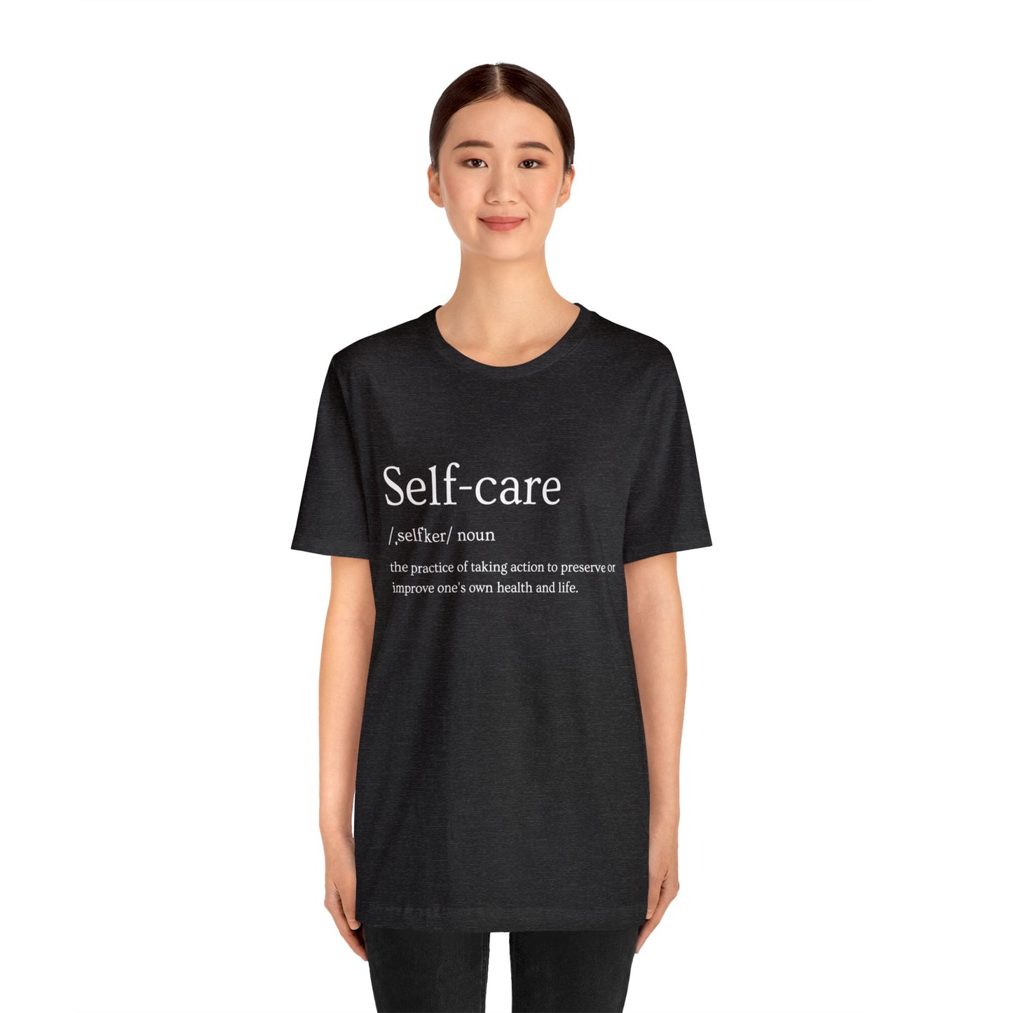 Minimalist Self Care definition T shirt design freedom for all shirt