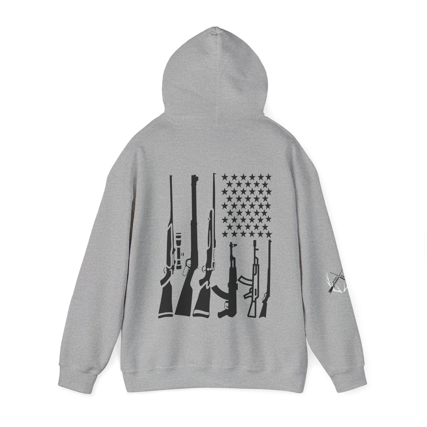 Hunting American Flag Hooded Sweatshirt