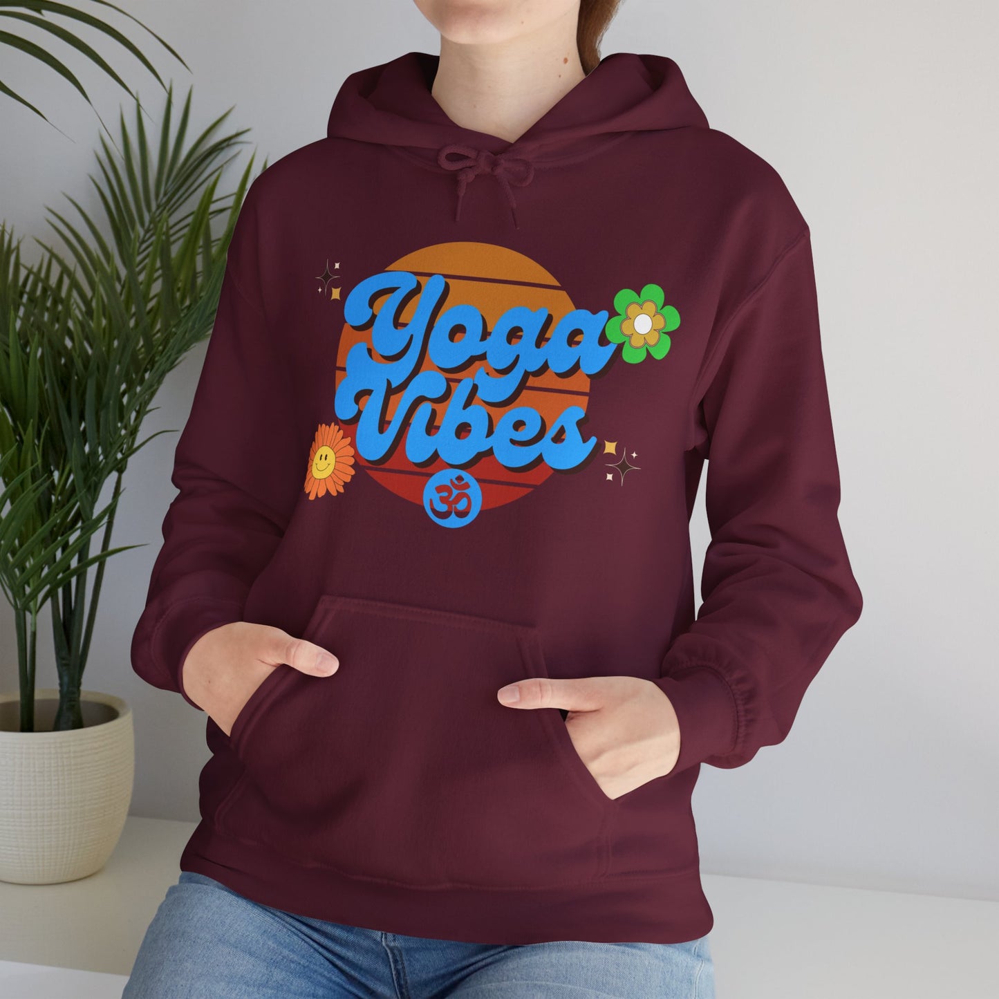 Yoga Vibes Hooded Sweatshirt