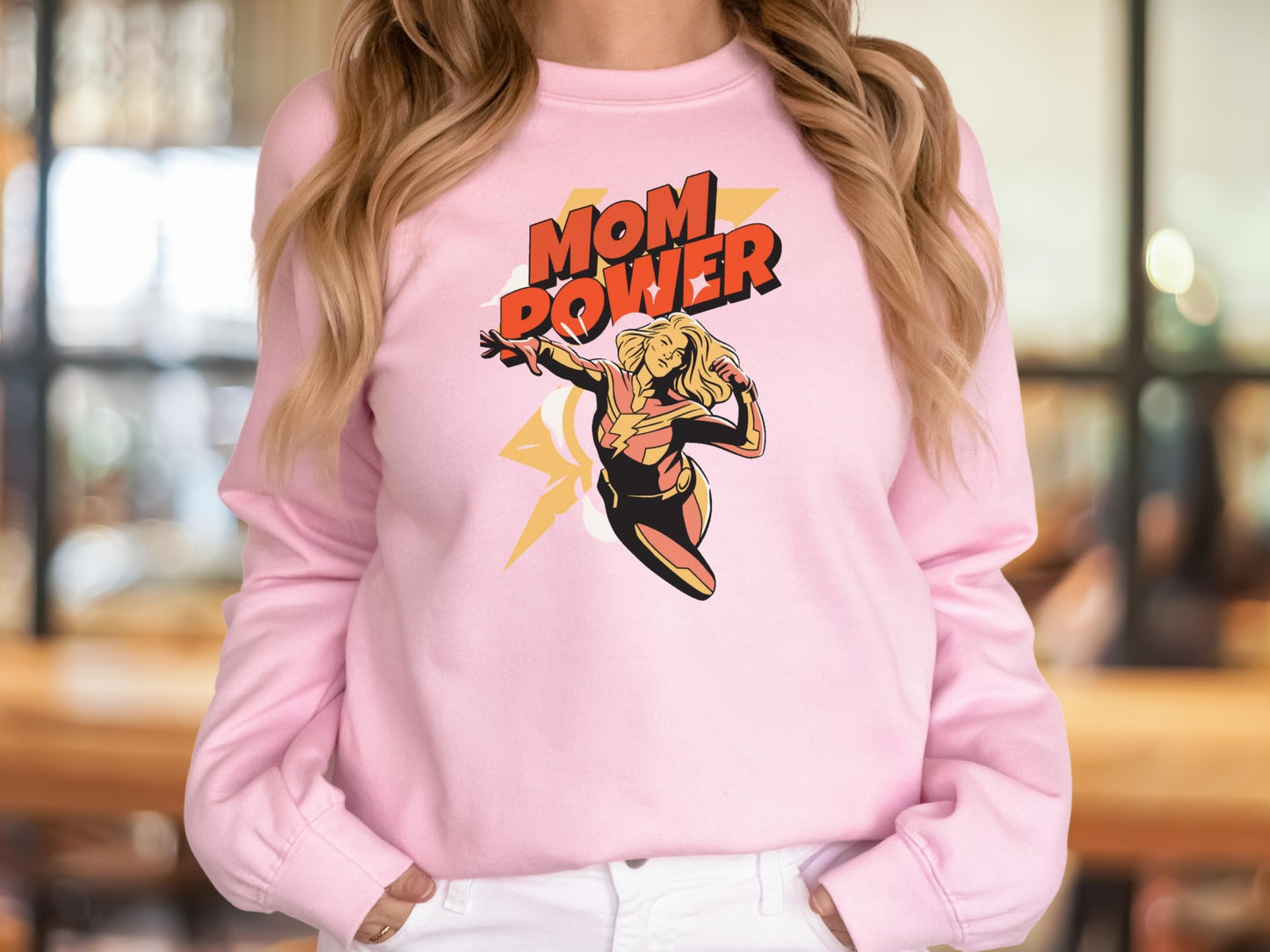 Mom Power Hero Sweatshirt