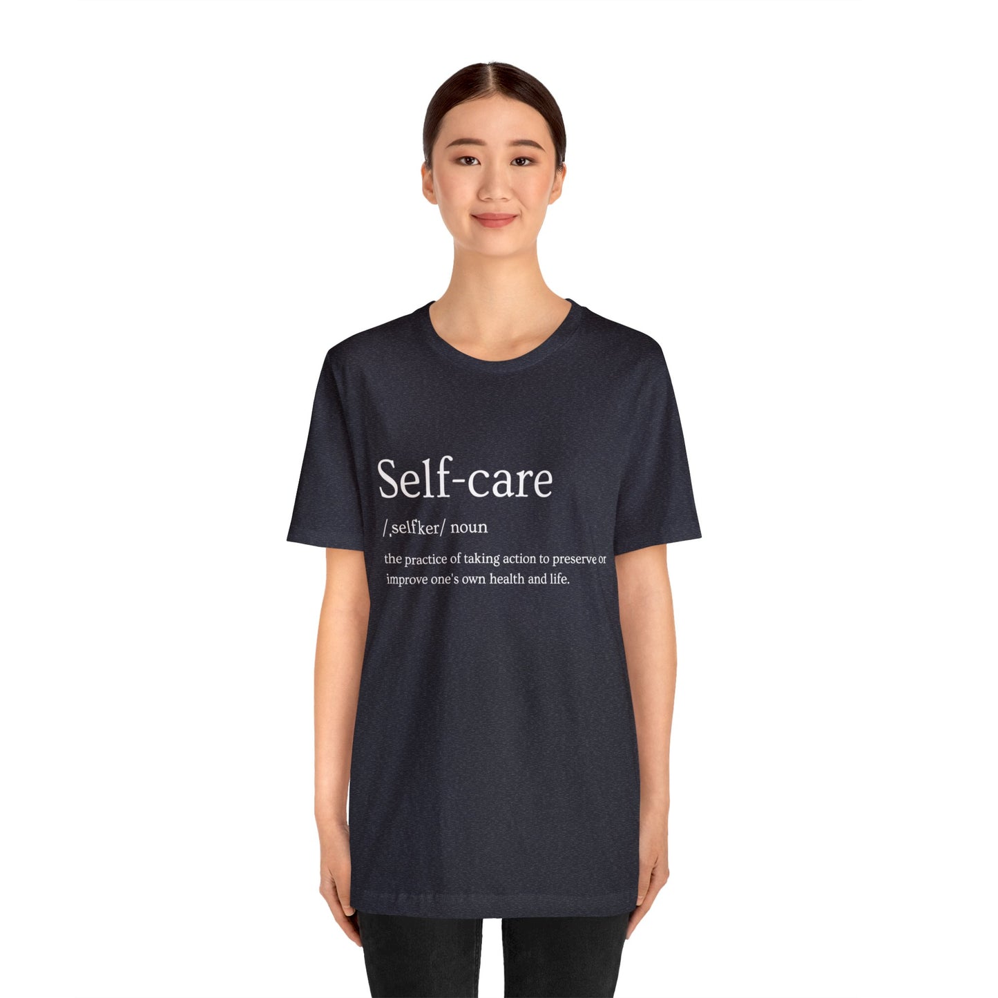 Minimalist Self Care definition T shirt design freedom for all shirt