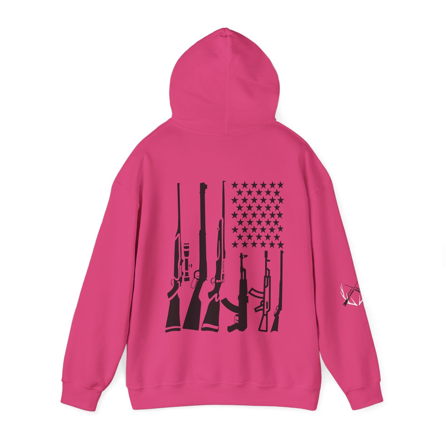 Hunting American Flag Hooded Sweatshirt