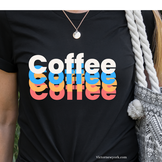 Retro Coffee Delight T-Shirt