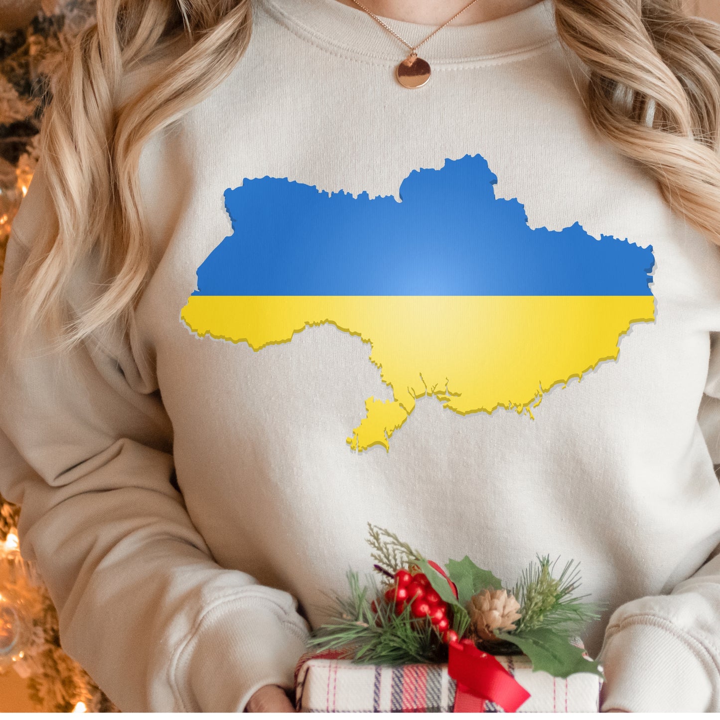 Ukraine Map Sweatshirt