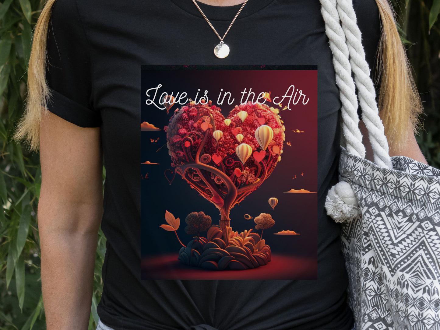 Love Is In The Air Hearts T Shirt