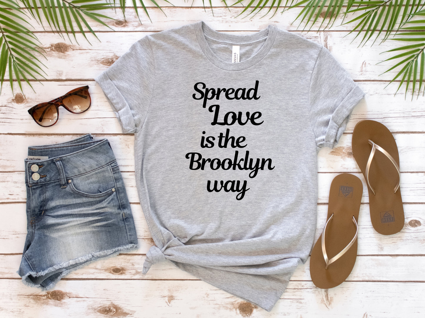 Spread Love is the Brooklyn way t shirt