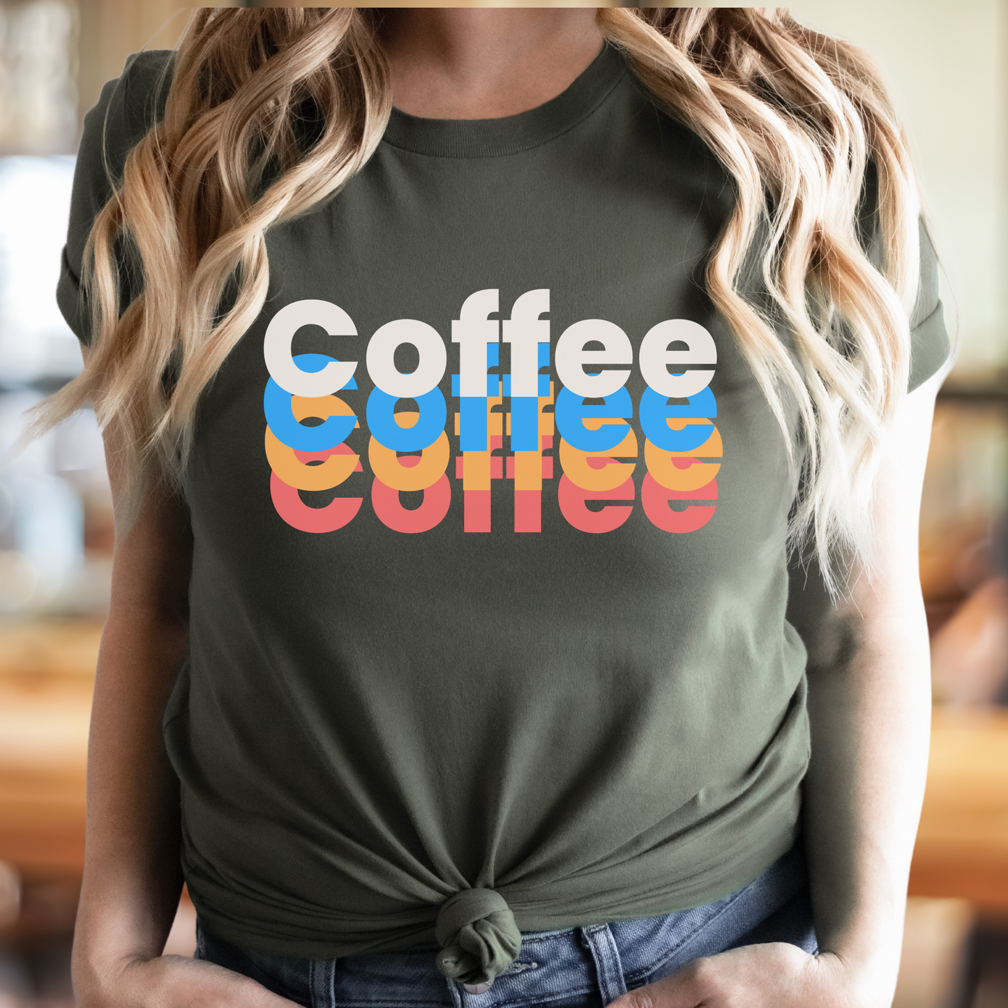 Retro Coffee Delight T-Shirt