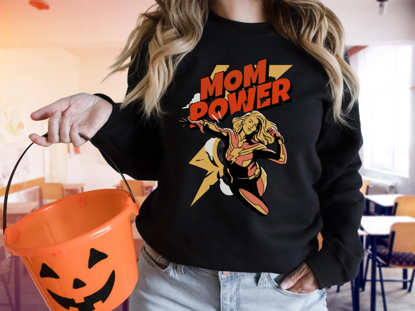 Mom Power Hero Sweatshirt