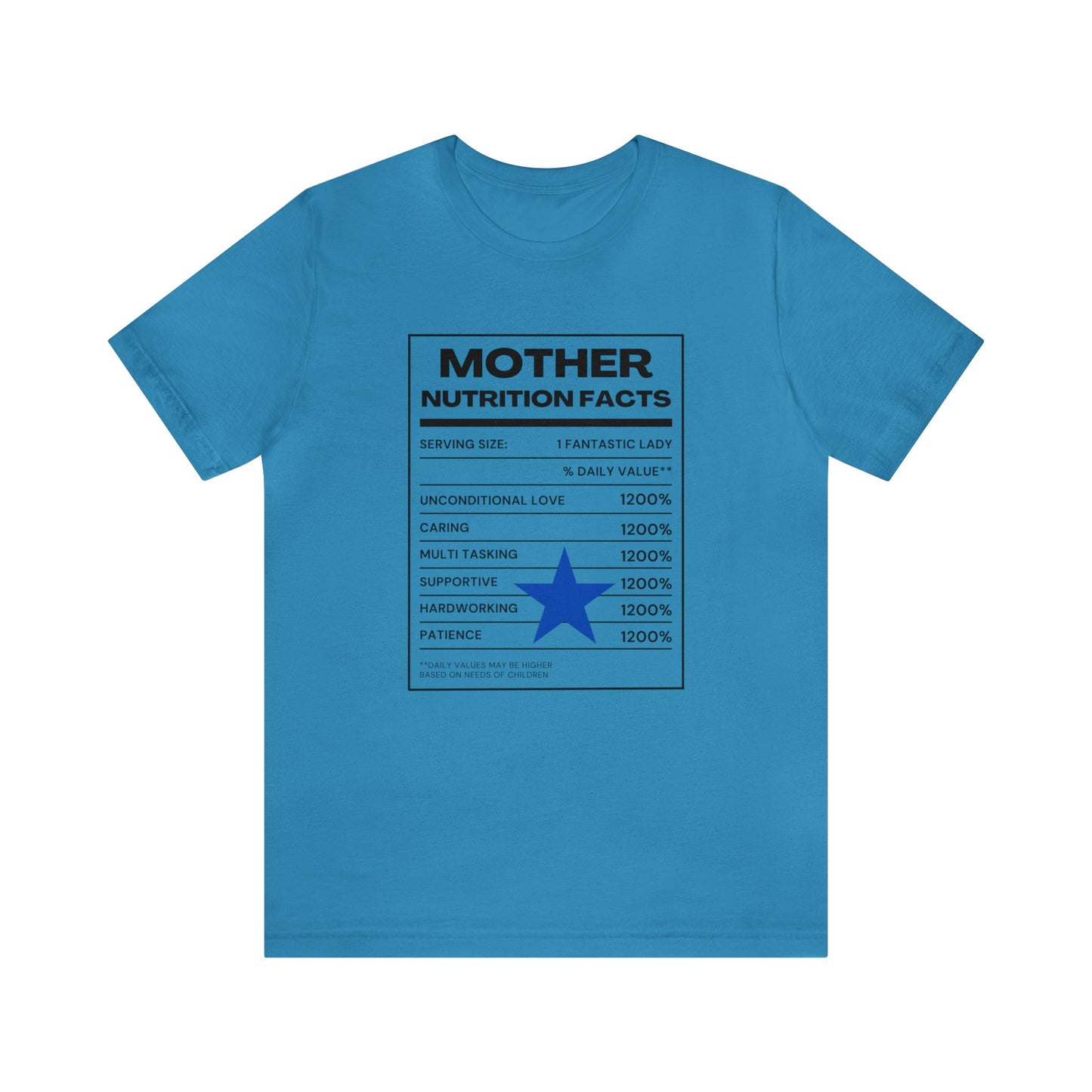 Mother Nutritional Facts T Shirt