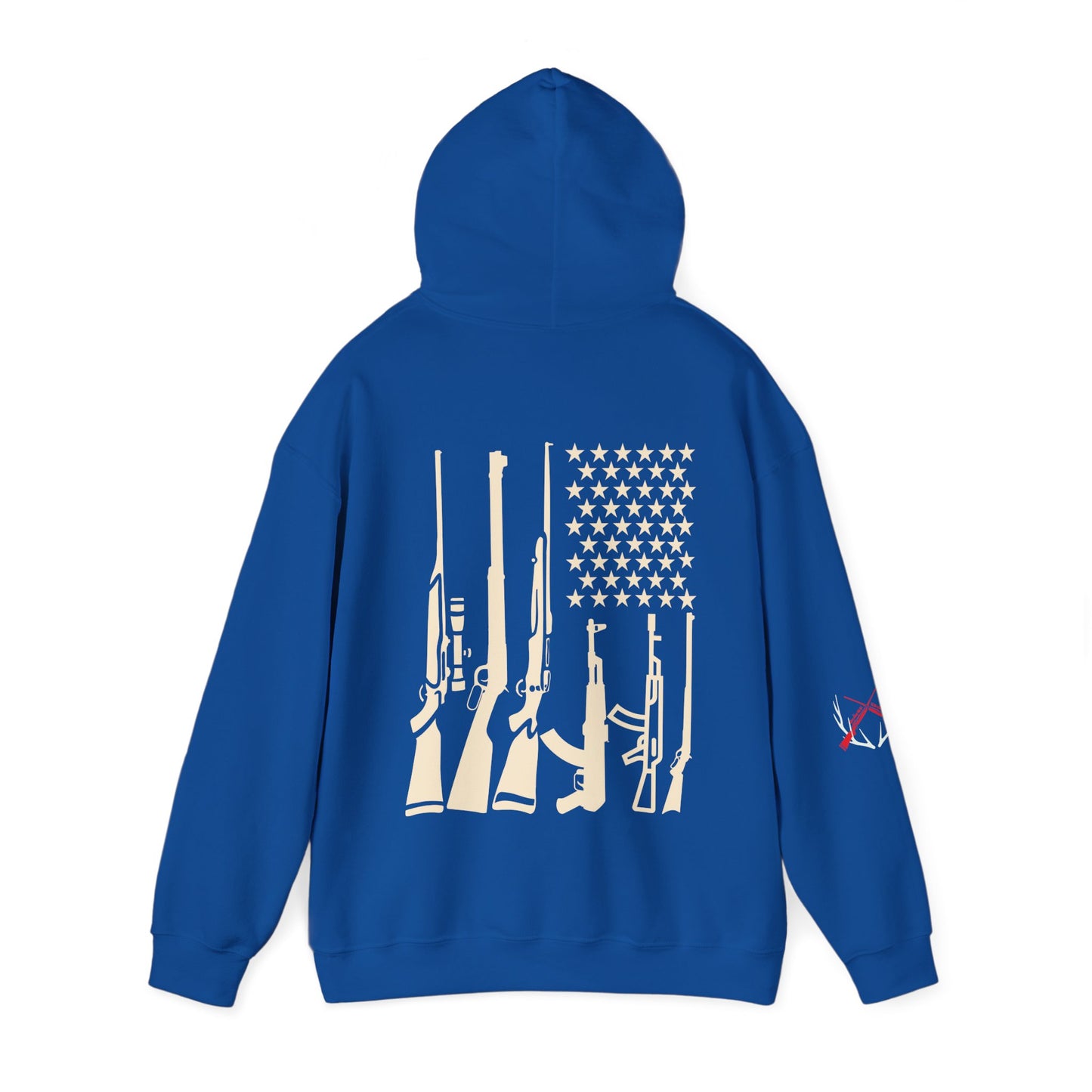 Hunting American Flag Hooded Sweatshirt