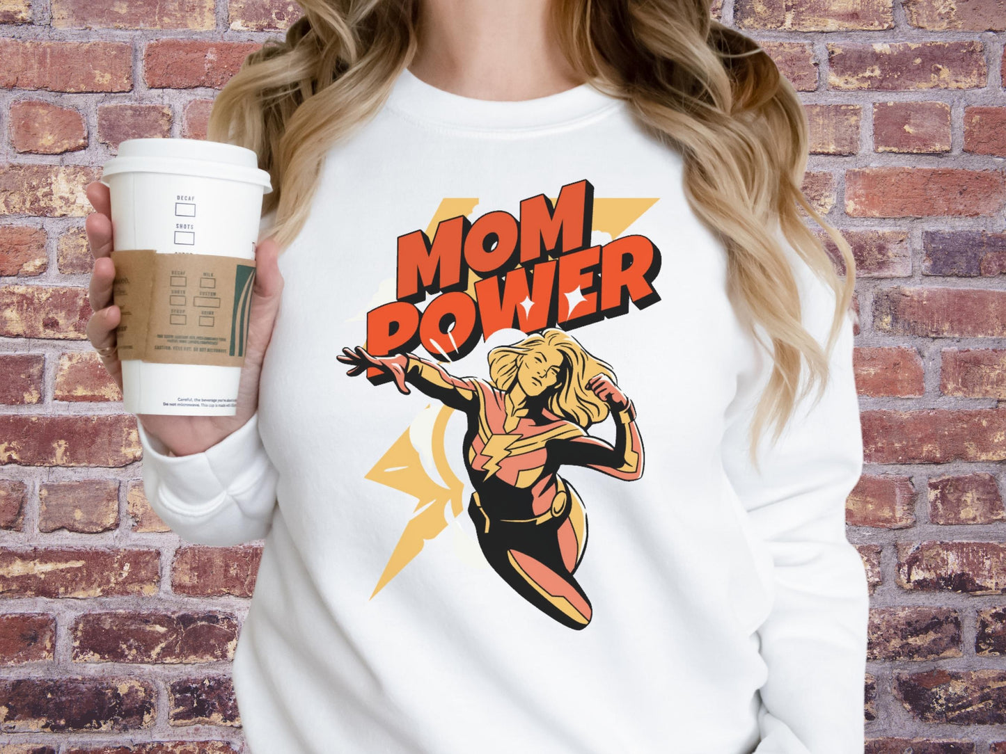 Mom Power Hero Sweatshirt