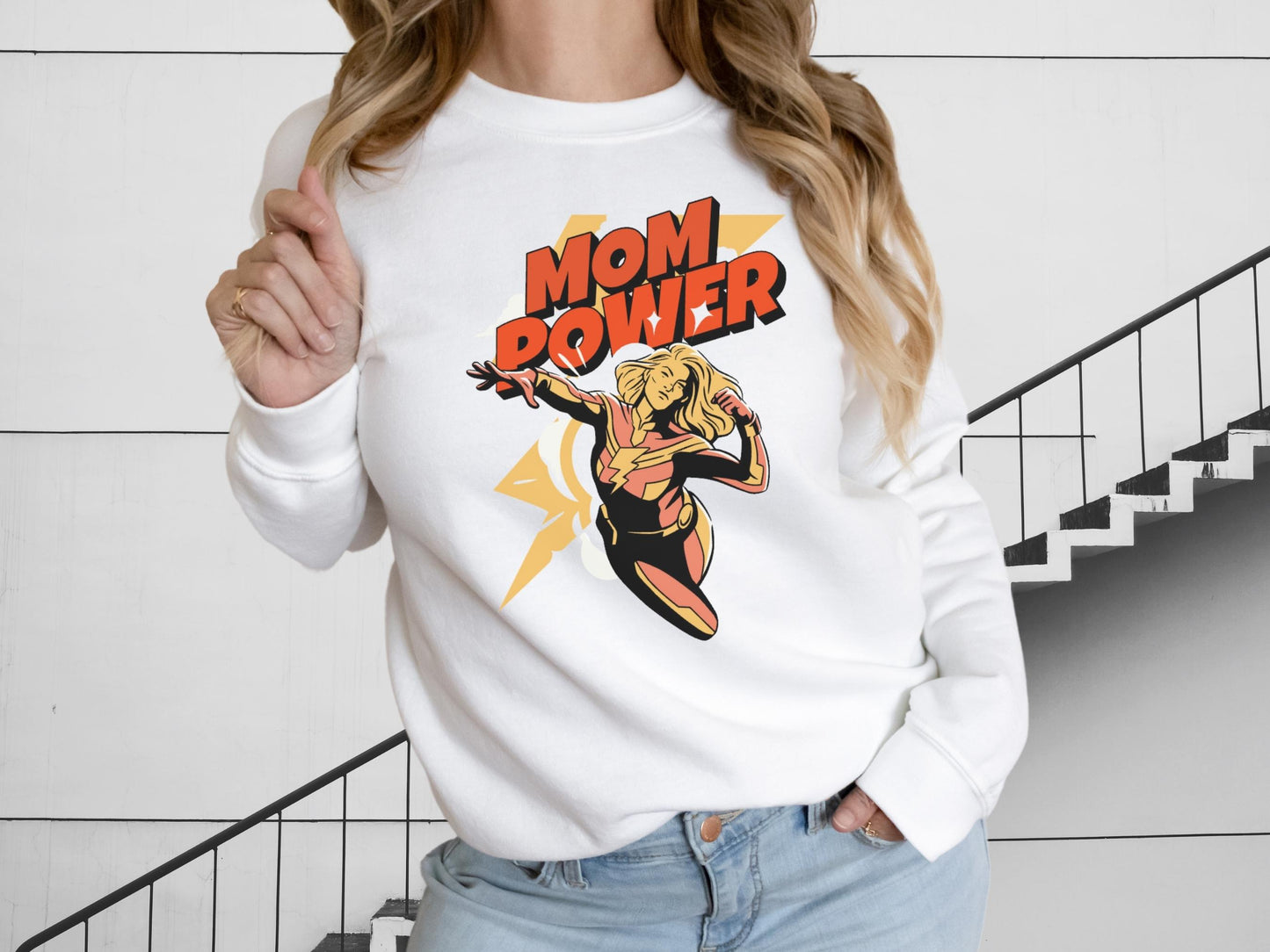 Mom Power Hero Sweatshirt