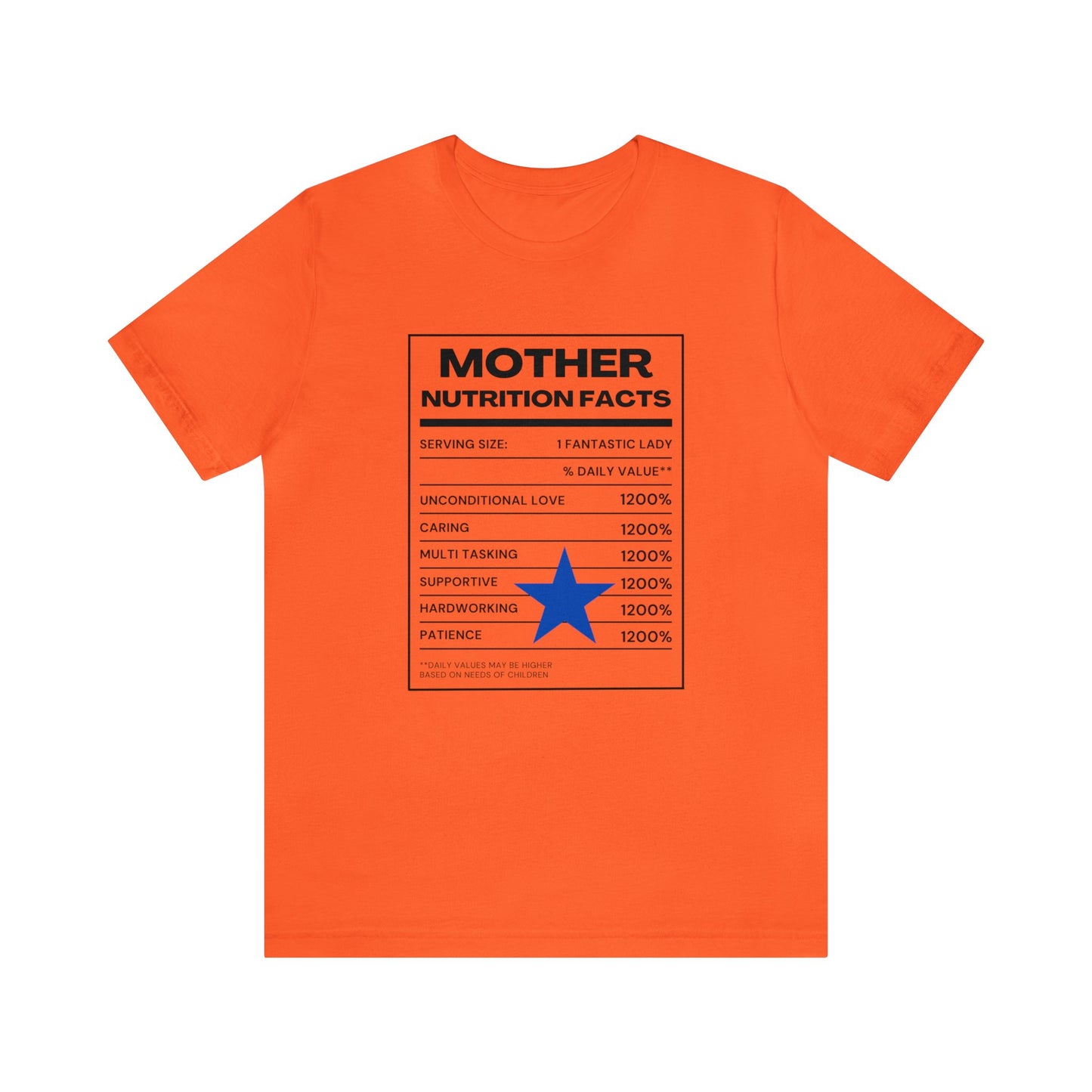 Mother Nutritional Facts T Shirt