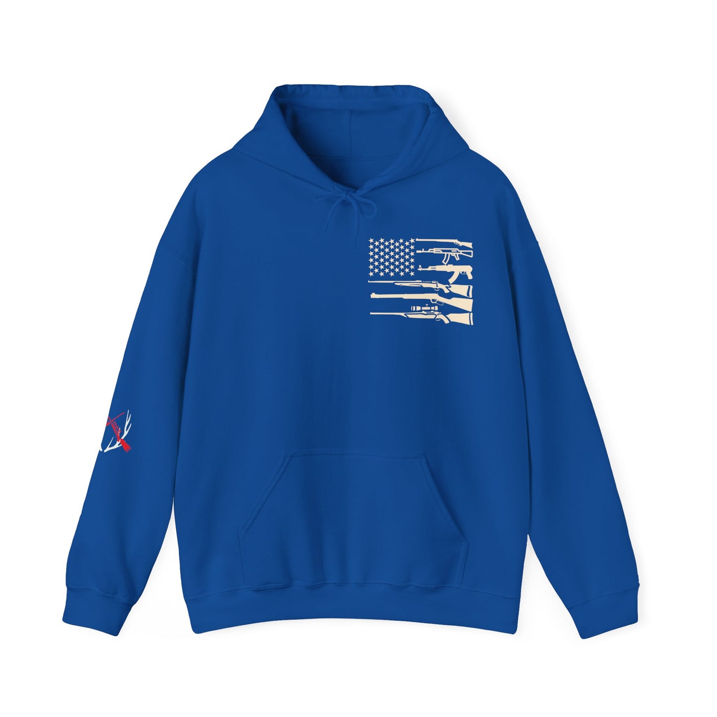 Hunting American Flag Hooded Sweatshirt