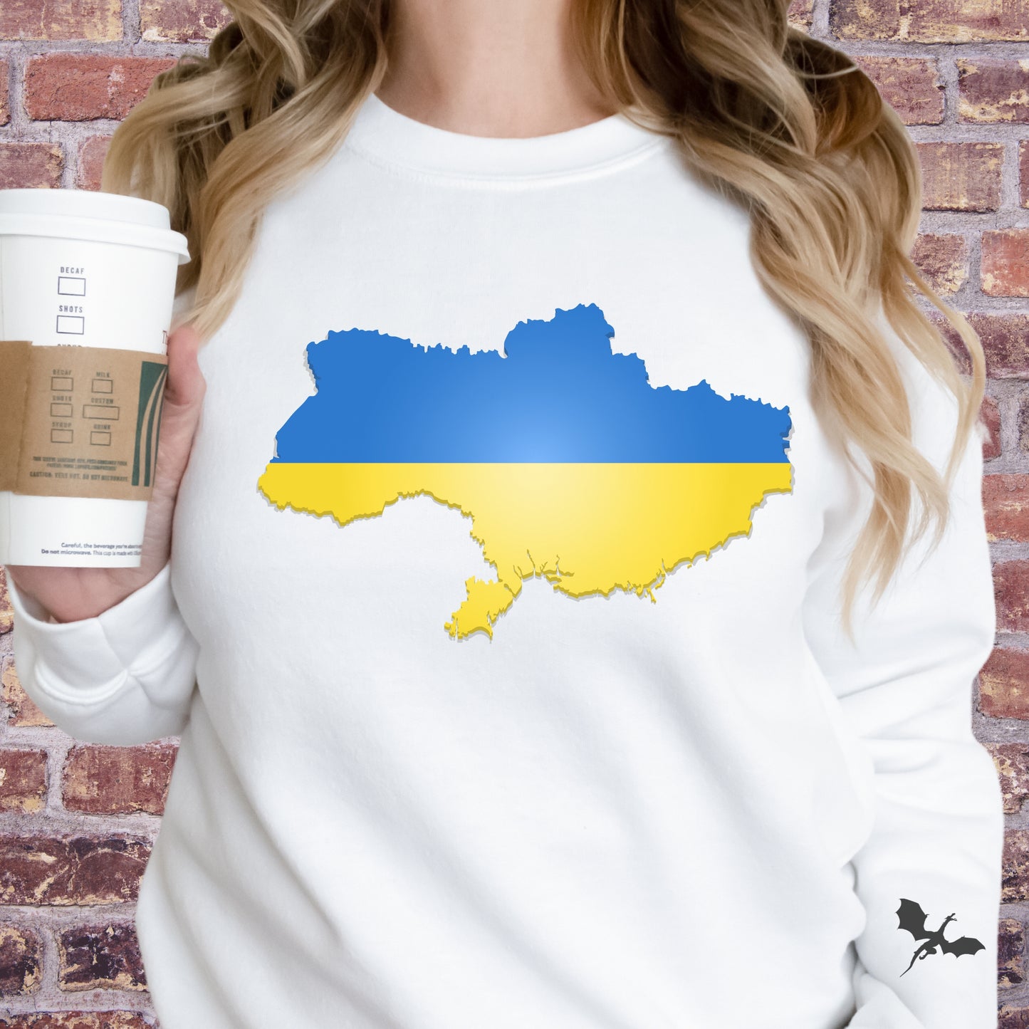 Ukraine Map Sweatshirt