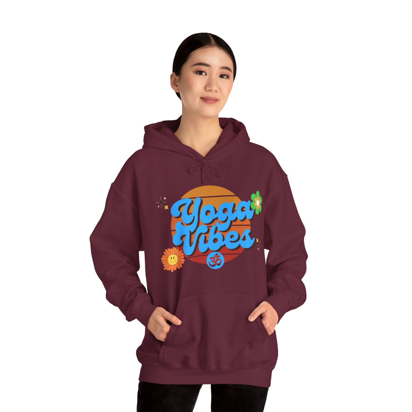 Yoga Vibes Hooded Sweatshirt