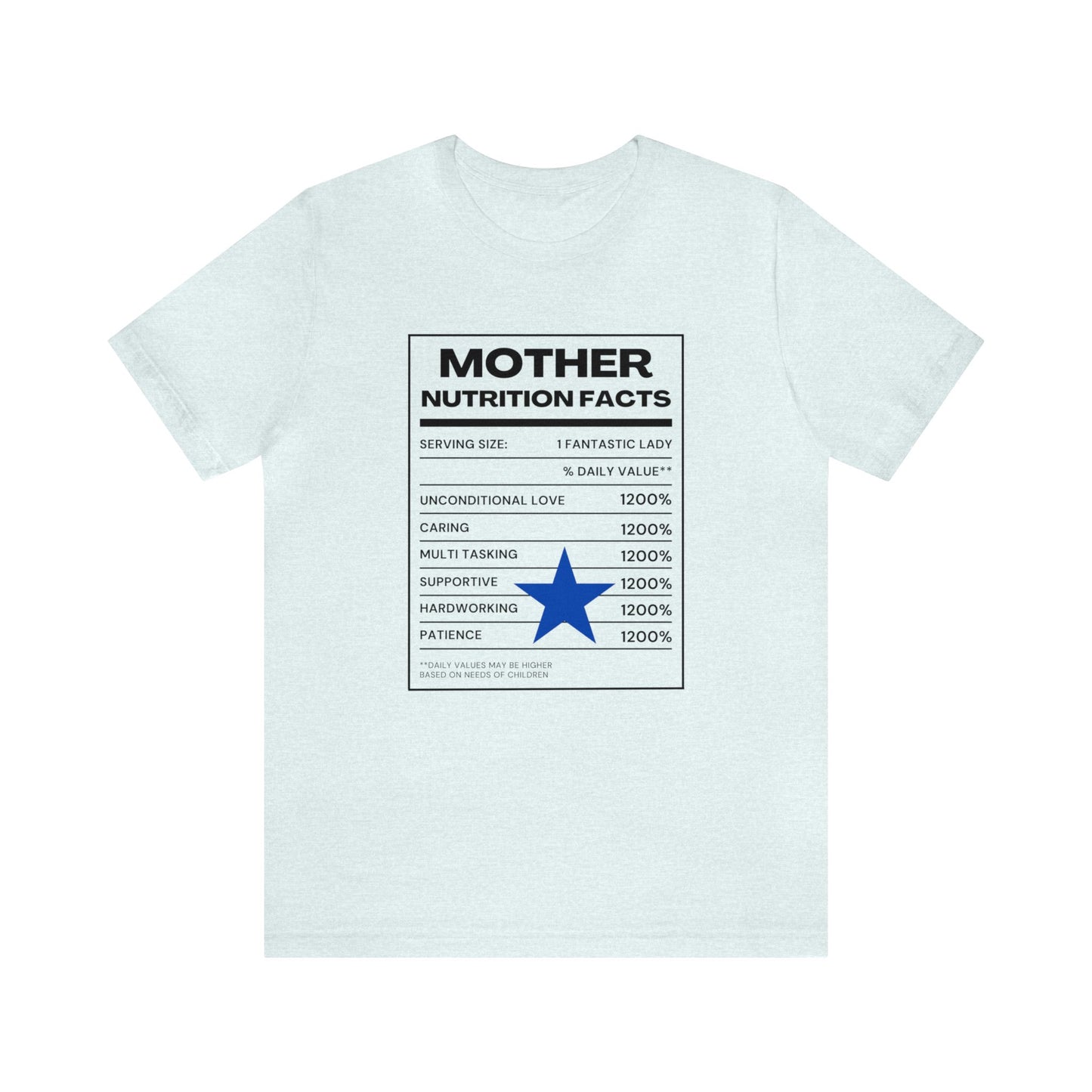 Mother Nutritional Facts T Shirt