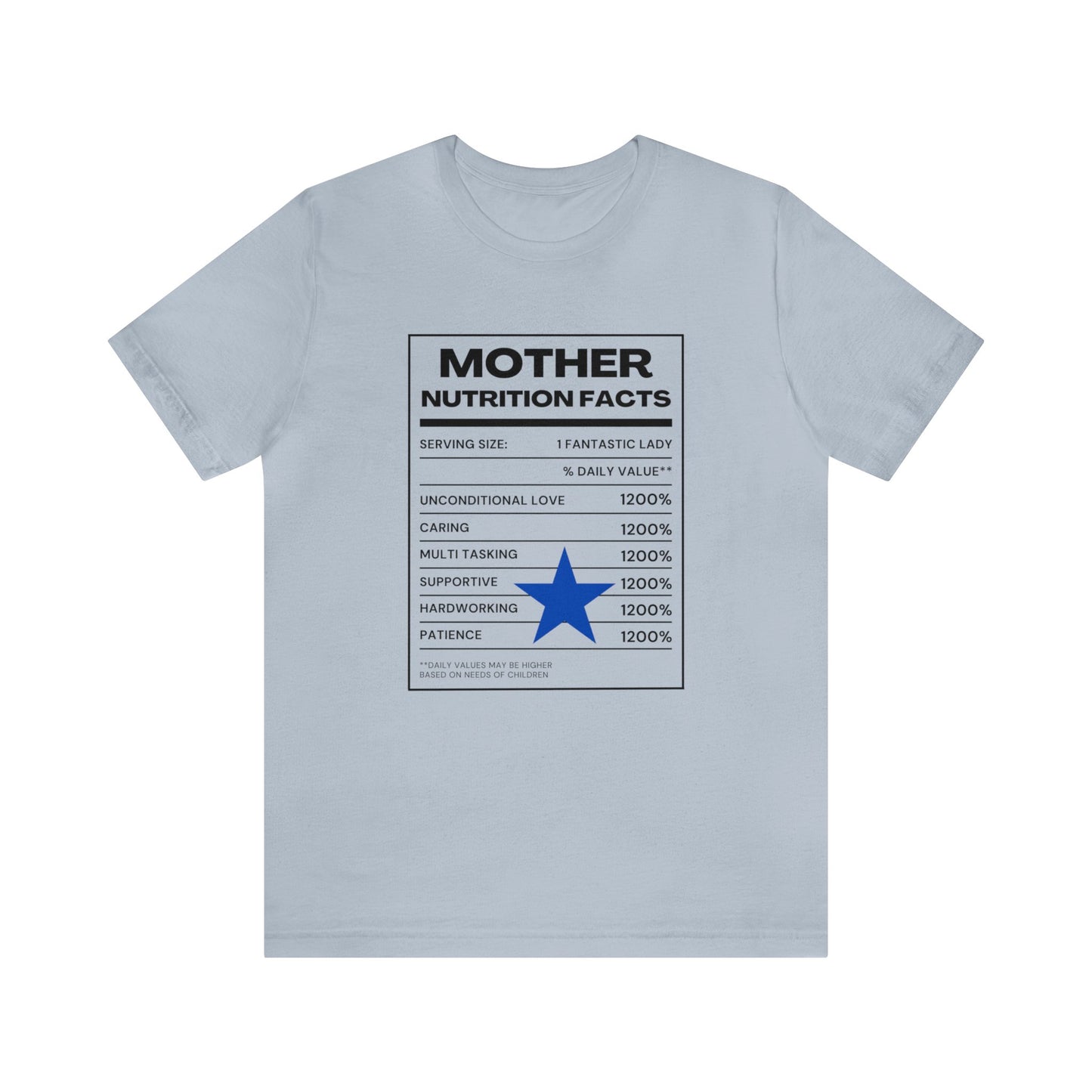 Mother Nutritional Facts T Shirt