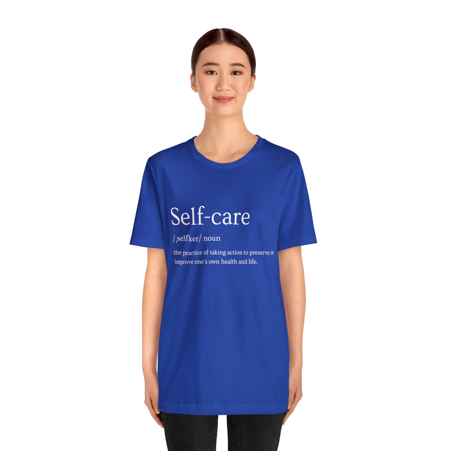 Minimalist Self Care definition T shirt design freedom for all shirt