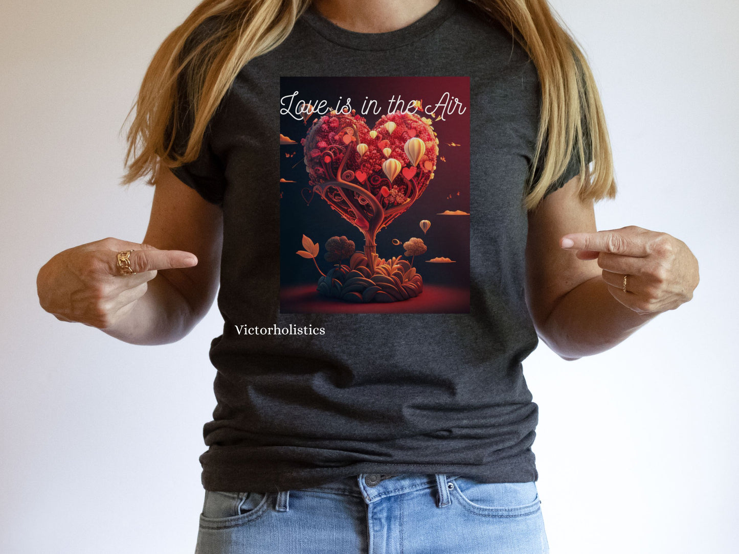 Love Is In The Air Hearts T Shirt