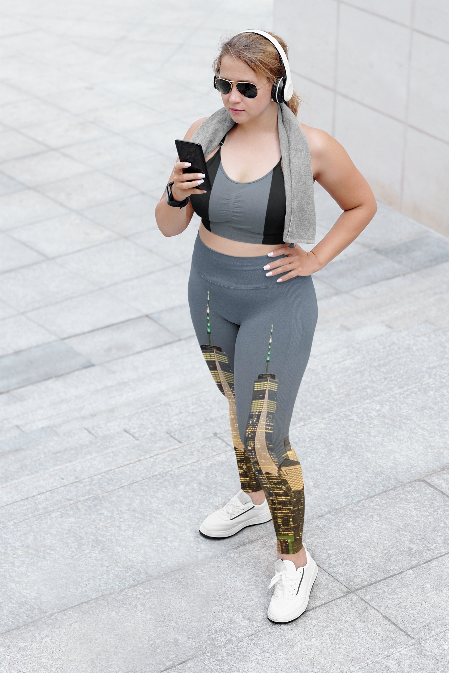 Freedom Tower 911 Memorial Leggings