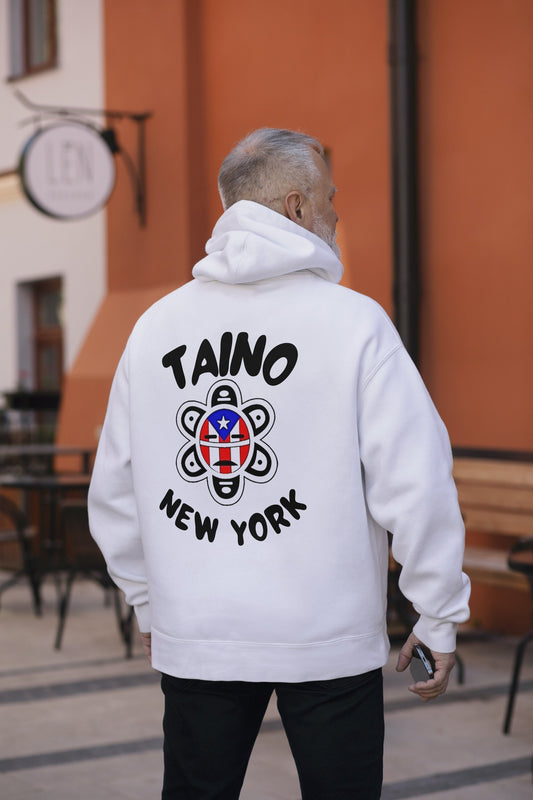 Puerto Rican Taino Sun Symbol PR Flag Hoodie