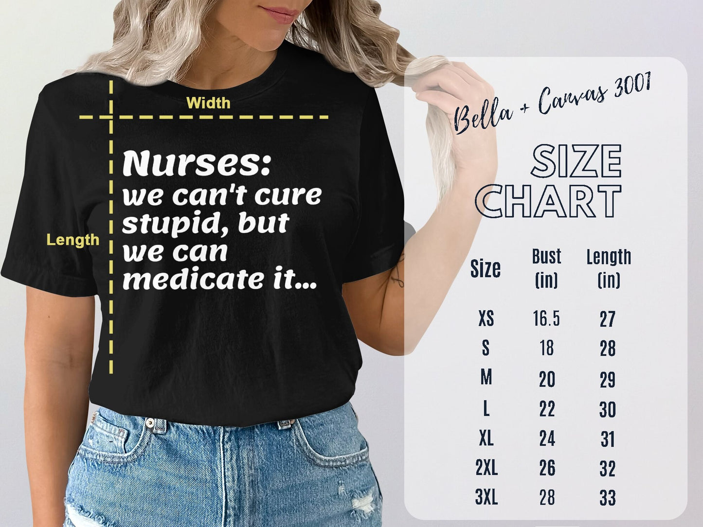 Nurses Can't Cure Stupid T Shirt