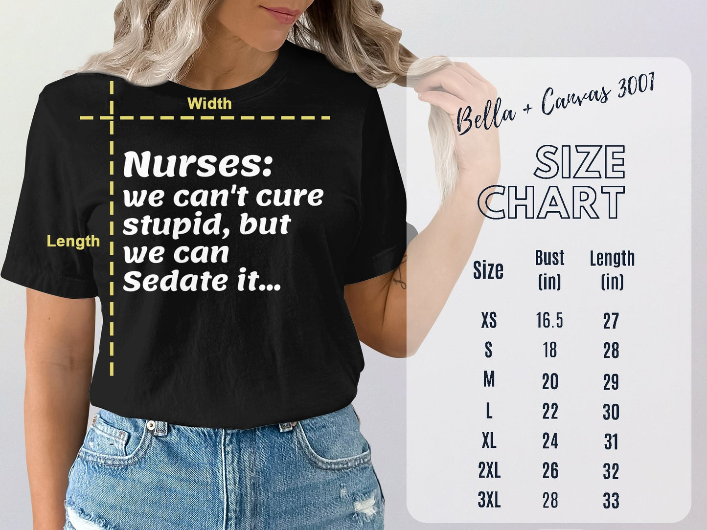 Nurses Sedate Stupid TShirt